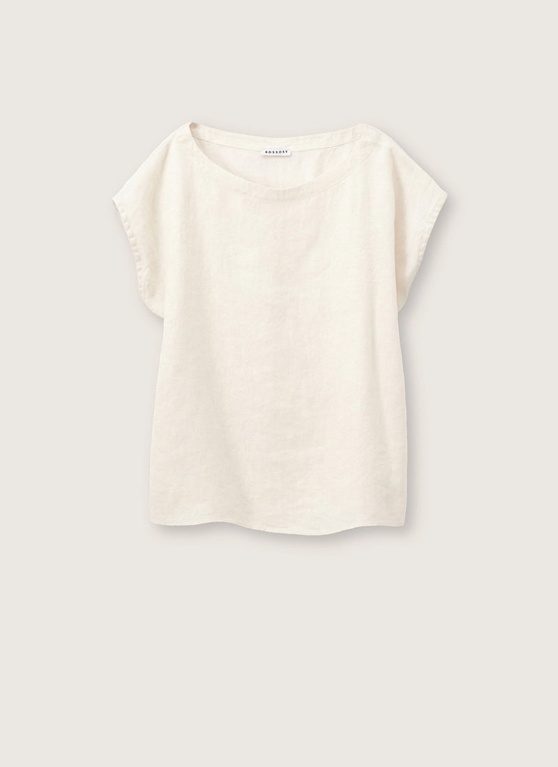 Rosso35 Cap Sleeve Linen Top