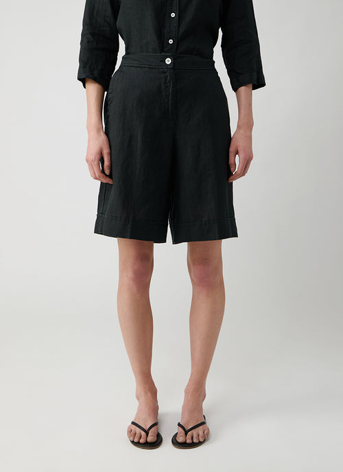 Rosso35 Linen Bermuda Shorts