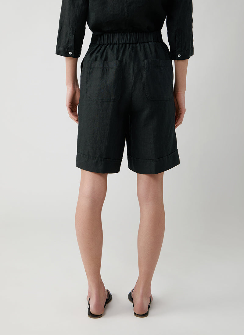 Rosso35 Linen Bermuda Shorts