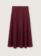 Rosso35 Linen Midi Skirt
