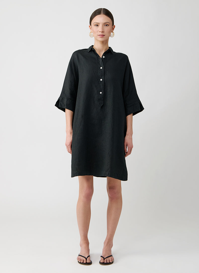 Rosso35 Linen Long Sleeve Shirt Dress