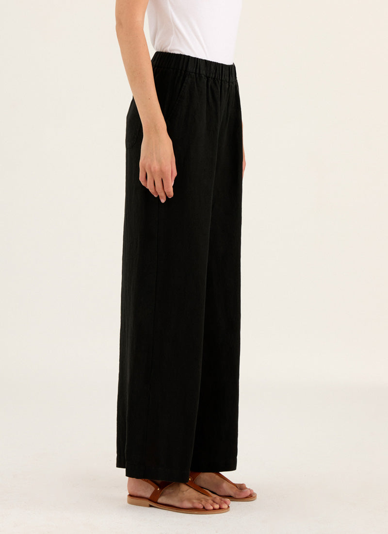 Rosso35 Linen Wide Leg Pant