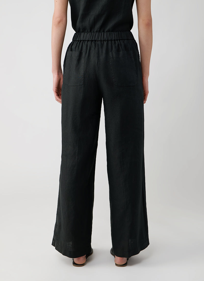 Rosso35 Linen Wide Leg Pant