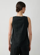 Rosso35 Sleeveless Linen Top