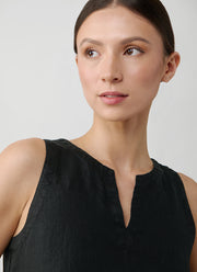 Rosso35 Sleeveless Linen Top