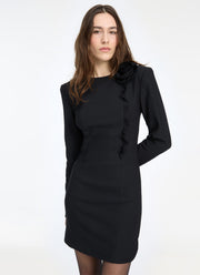 ROTATE Crepe Mini Flower Dress