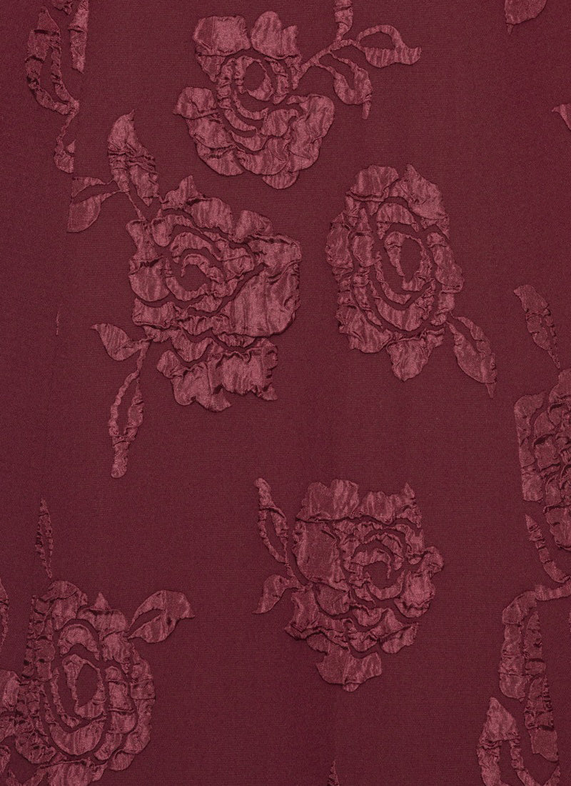 ROTATE Jacquard Flared Dress