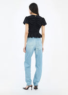  Ruched Puff Sleeve Top by ROTATE at Andrews 