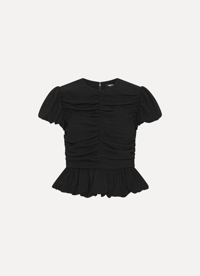  Ruched Puff Sleeve Top by ROTATE at Andrews 
