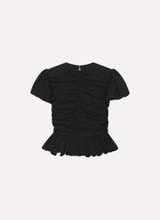  Ruched Puff Sleeve Top by ROTATE at Andrews 