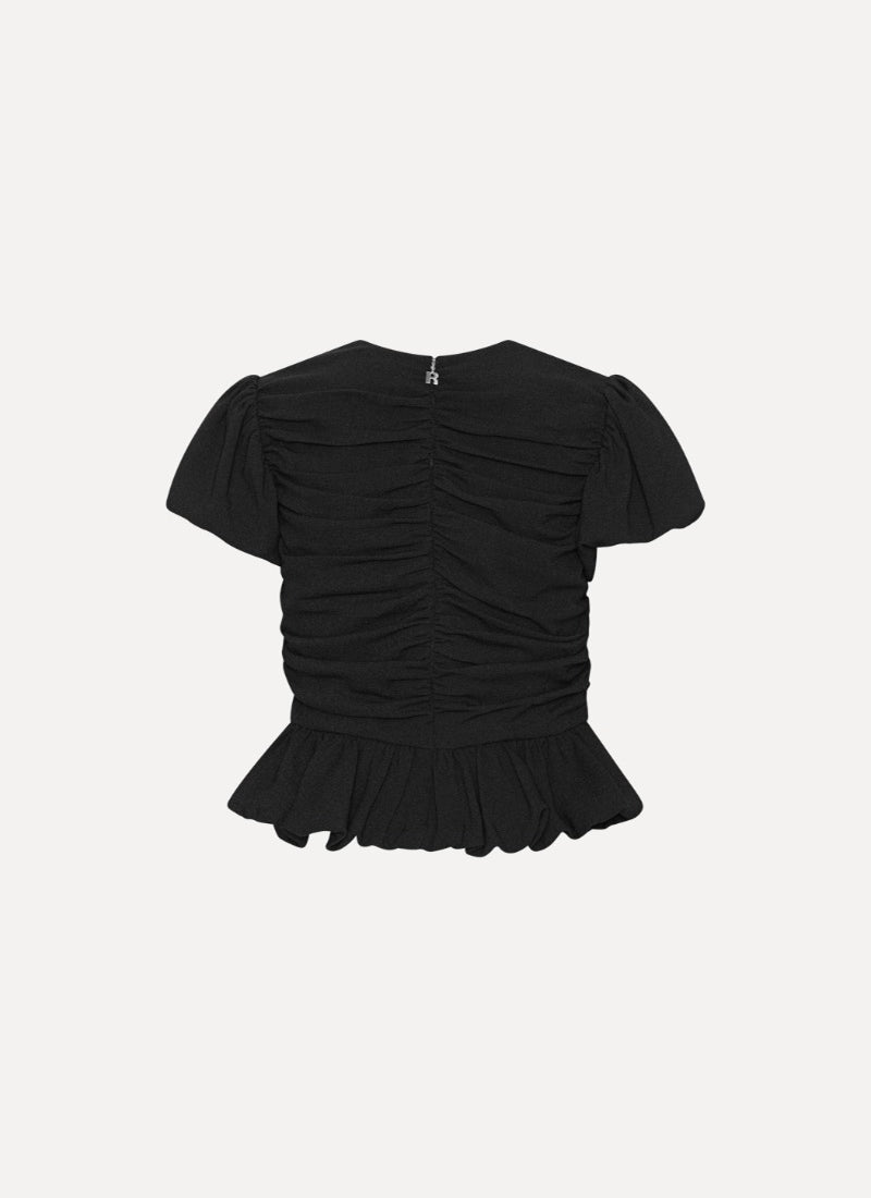  Ruched Puff Sleeve Top by ROTATE at Andrews 