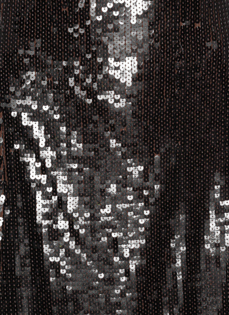Sequins Midi Flared Dress