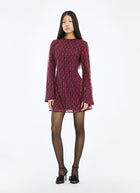 ROTATE Sequins Mini Flared Dress