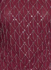 ROTATE Sequins Mini Flared Dress