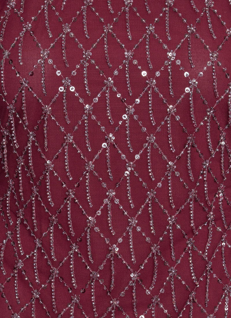 ROTATE Sequins Mini Flared Dress