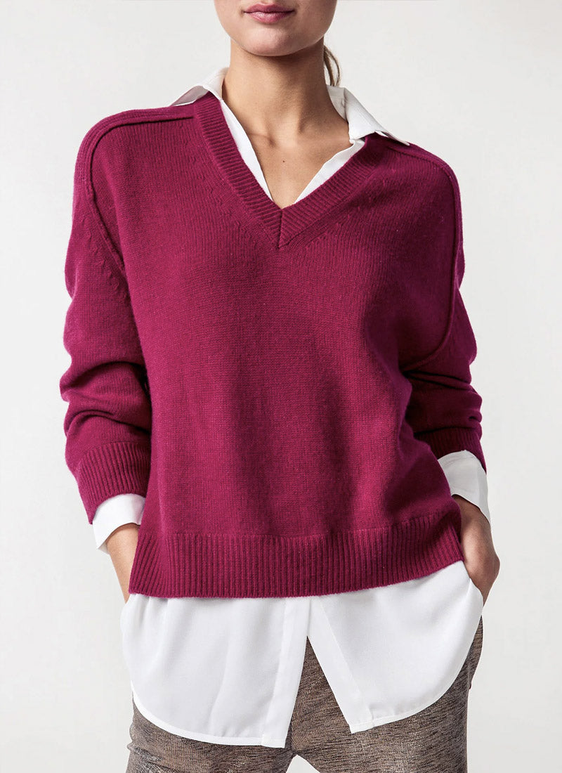 Brochu Walker Looker Layered V-Neck Sweater