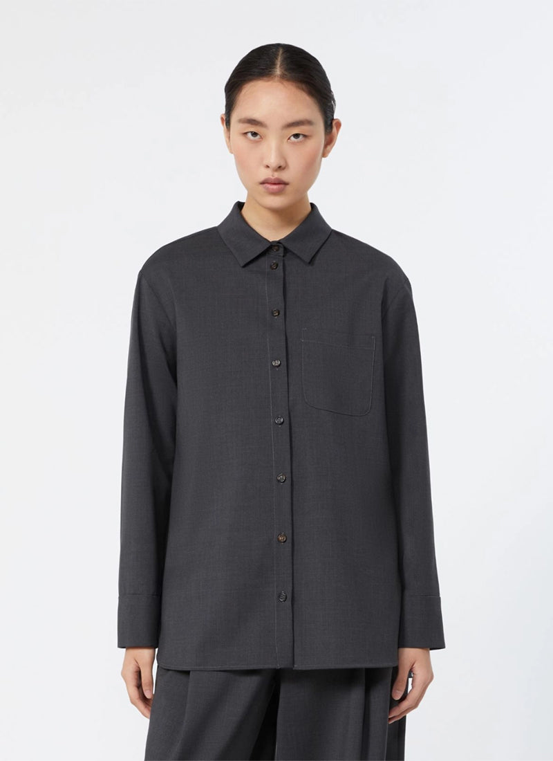 Opera Button Up Wool Shirt