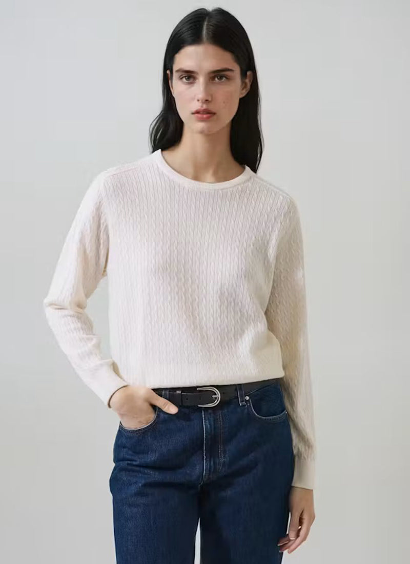 Saddle Shoulder Extra Fine Merino Pullover