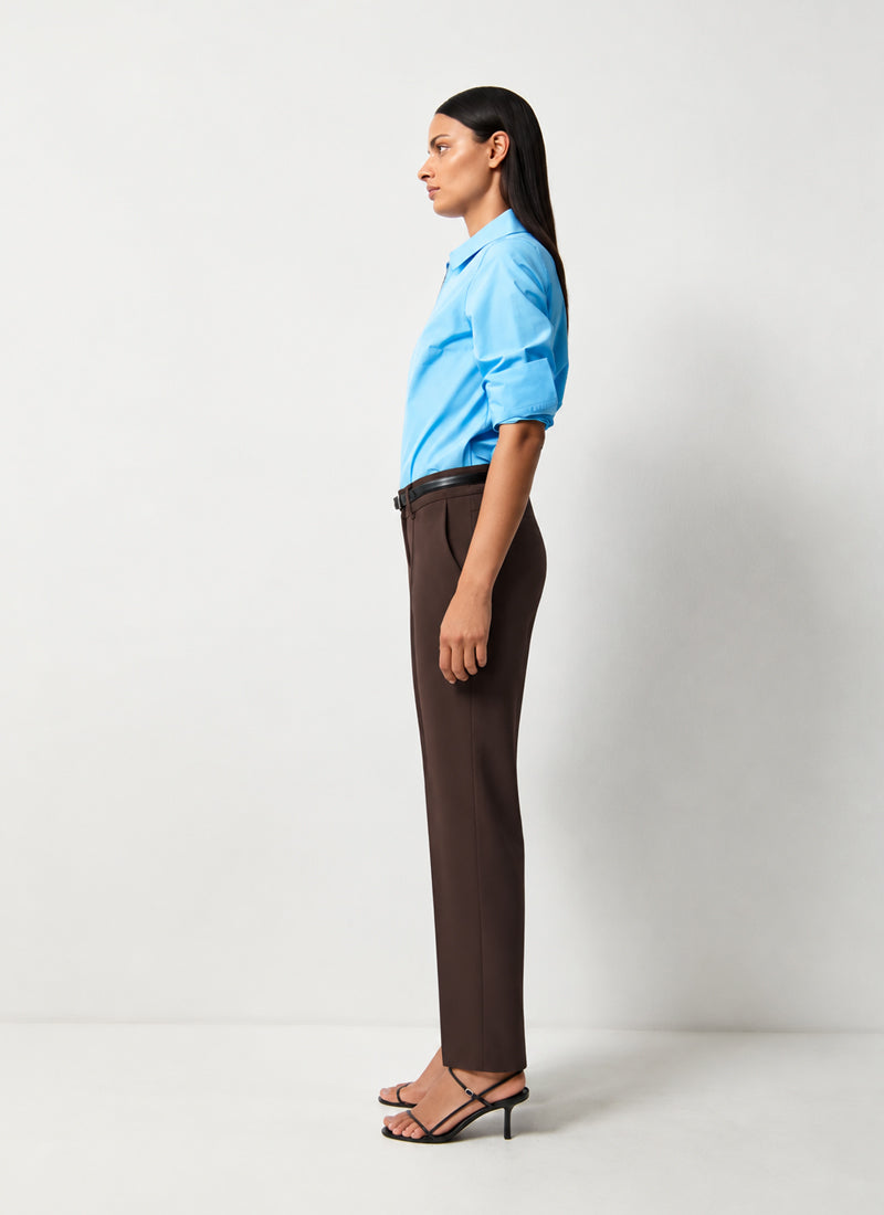 Sarah Double Wool Slim Pant