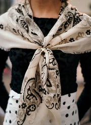 Bandana Cashmere Scarf