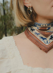 Equestrian Silk Scarf