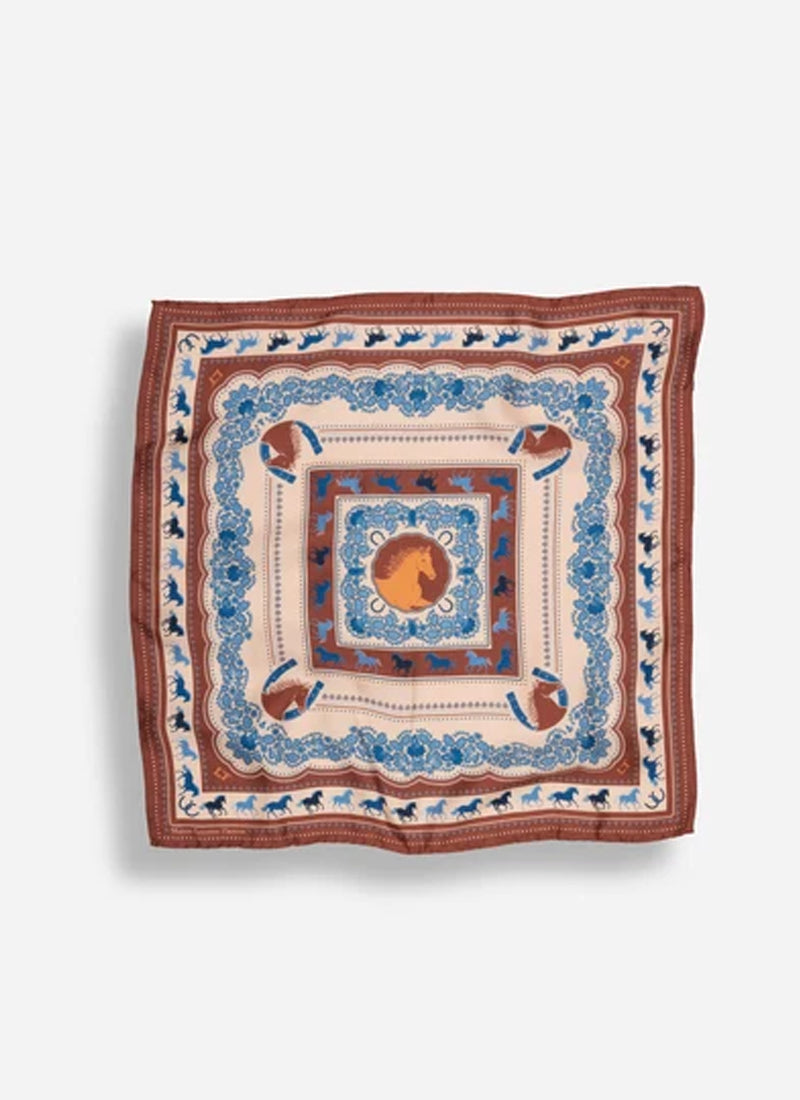 Equestrian Silk Scarf