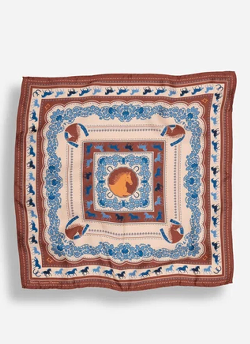Equestrian Silk Scarf
