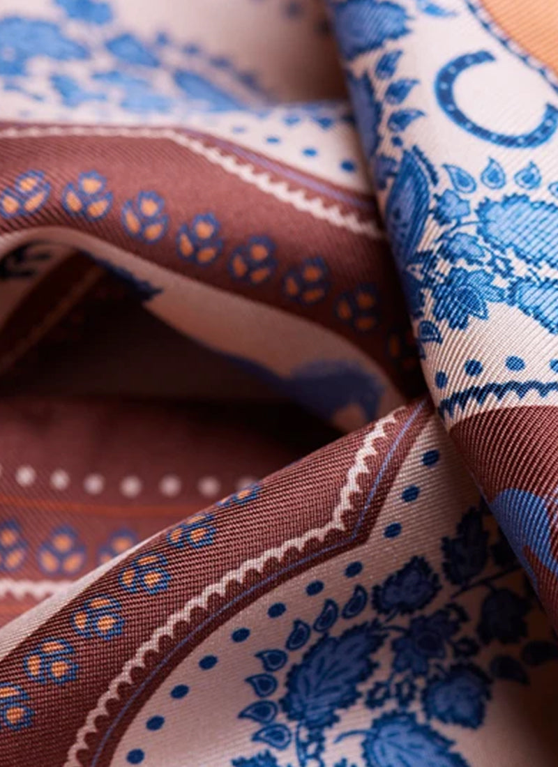 Equestrian Silk Scarf