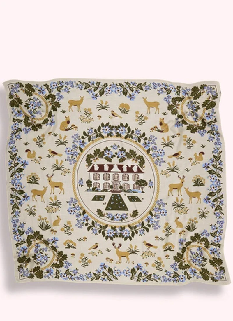 Forest Modal Silk Scarf