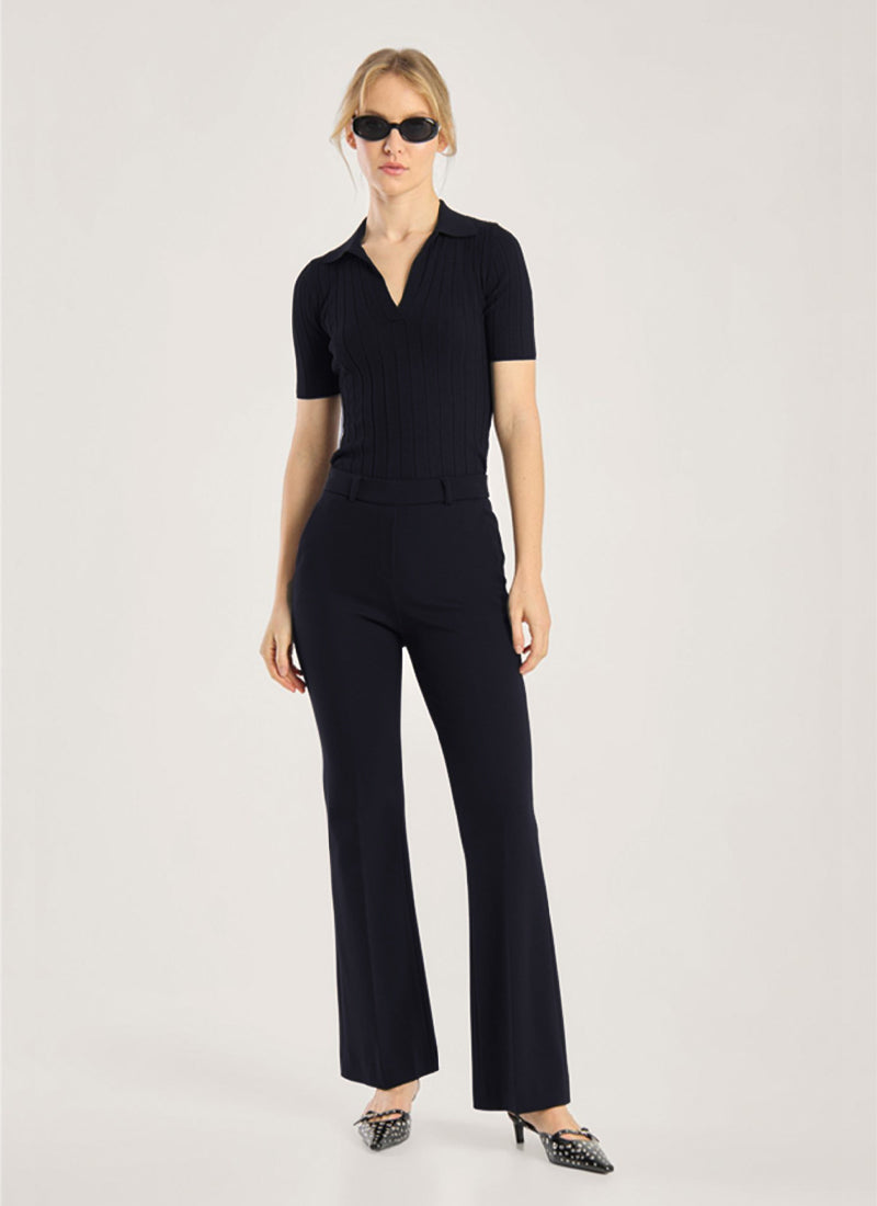 Seductive Asha Italian Jersey Flare Pant