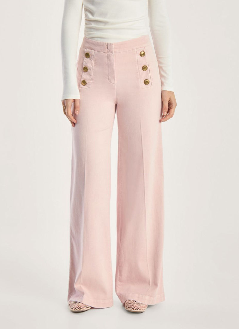 Seductive Bridget Sailor Button Denim Pant