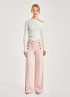 Seductive Bridget Sailor Button Denim Pant