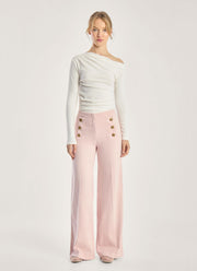 Seductive Bridget Sailor Button Denim Pant