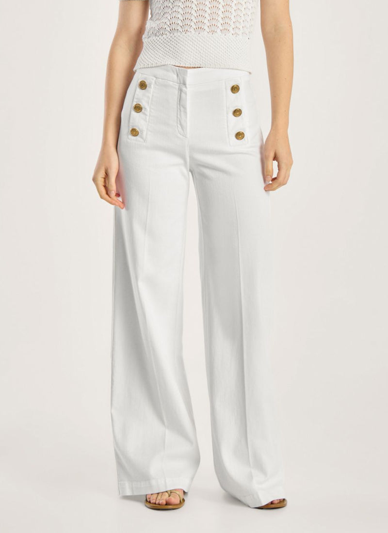 Bridget Sailor Button Denim Pant by Seductive at Andrews