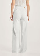 Seductive Bridget Sailor Button Denim Pant