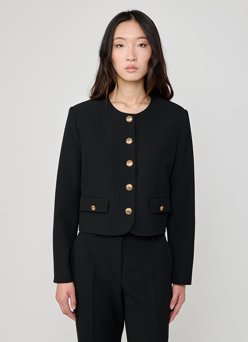  Catherine Crewneck Short Blazer by Seductive at Andrews 