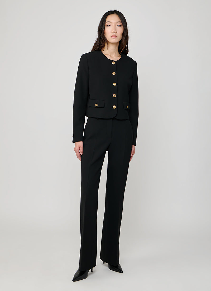  Catherine Crewneck Short Blazer by Seductive at Andrews 