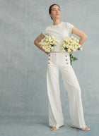 Seductive Bridget Sailor Button Denim Pant