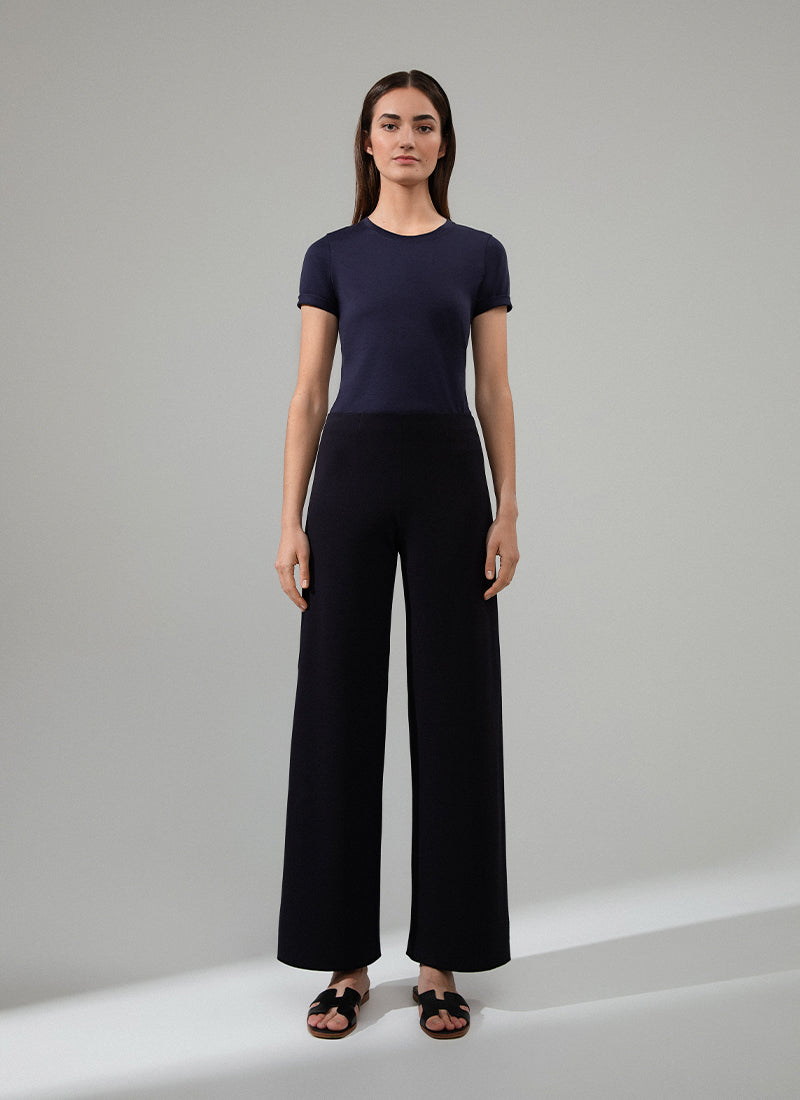 Seductive Kimberly Wide Leg Jersey Pant