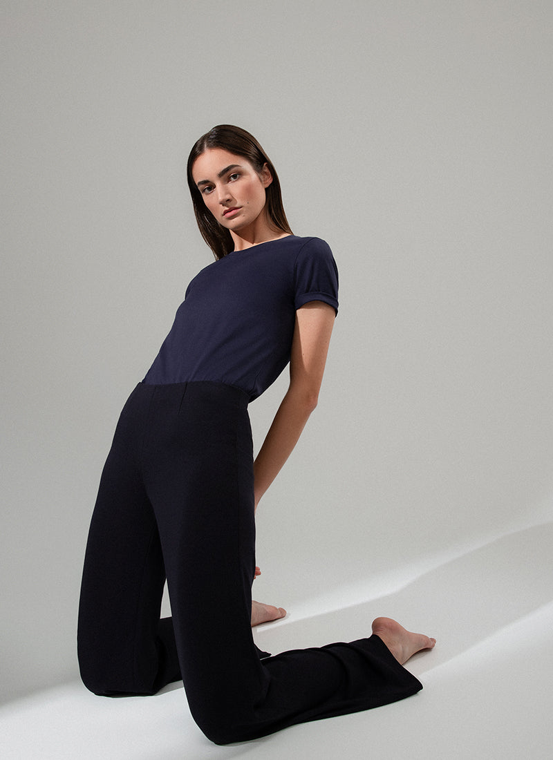 Seductive Kimberly Wide Leg Jersey Pant