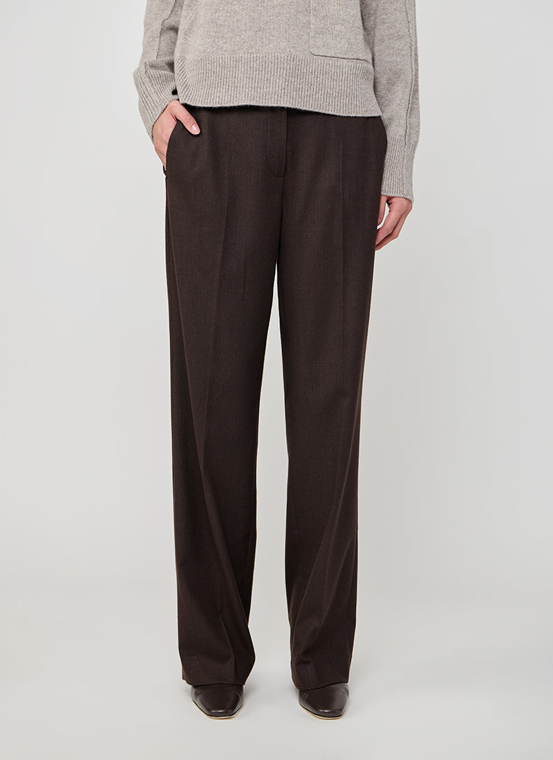 Seductive Luca Mid Waist Flannel Pant