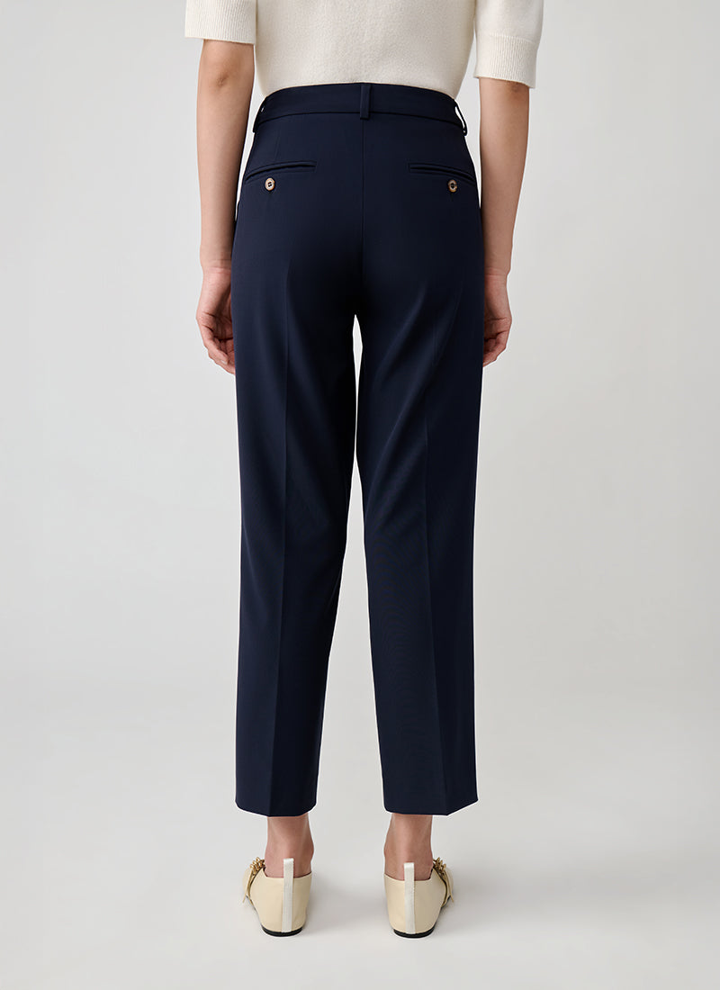 Seductive Mary Straight Leg Cool Wool Pant