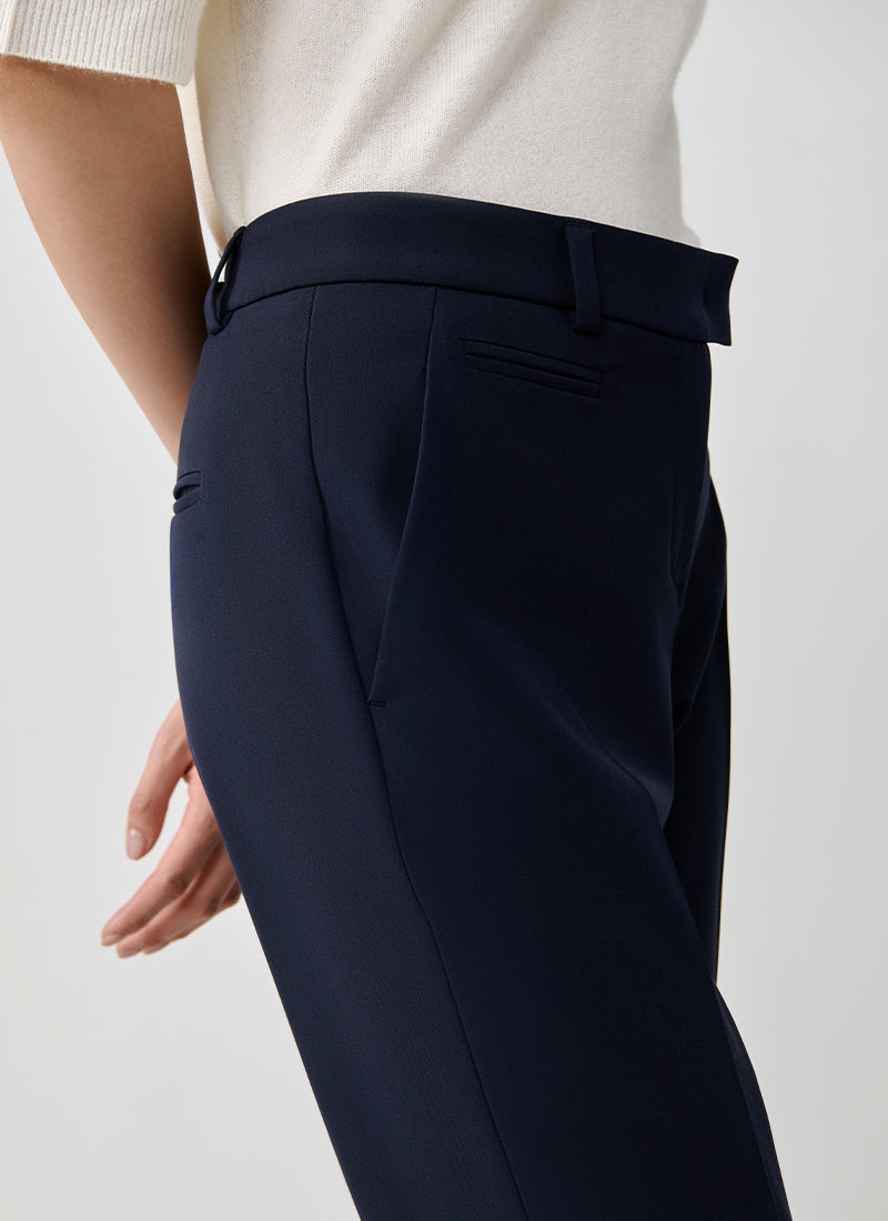 Seductive Mary Straight Leg Cool Wool Pant