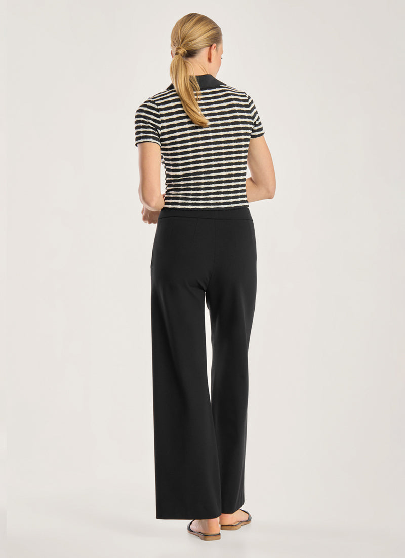 Seductive Nanley Jersey Wide Leg Pul Blk