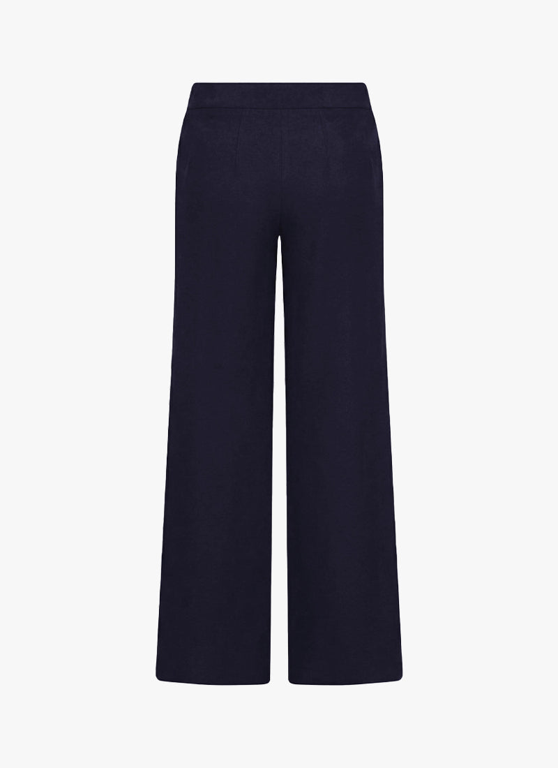 Seductive Nanley Jersey Wide Leg Drk Bl