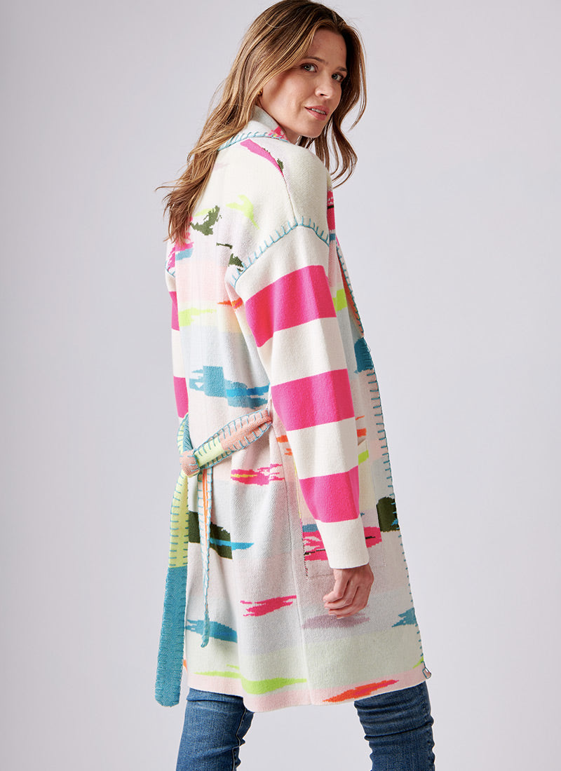 Kerri Rosenthal Shawl Collar Reversible Duster