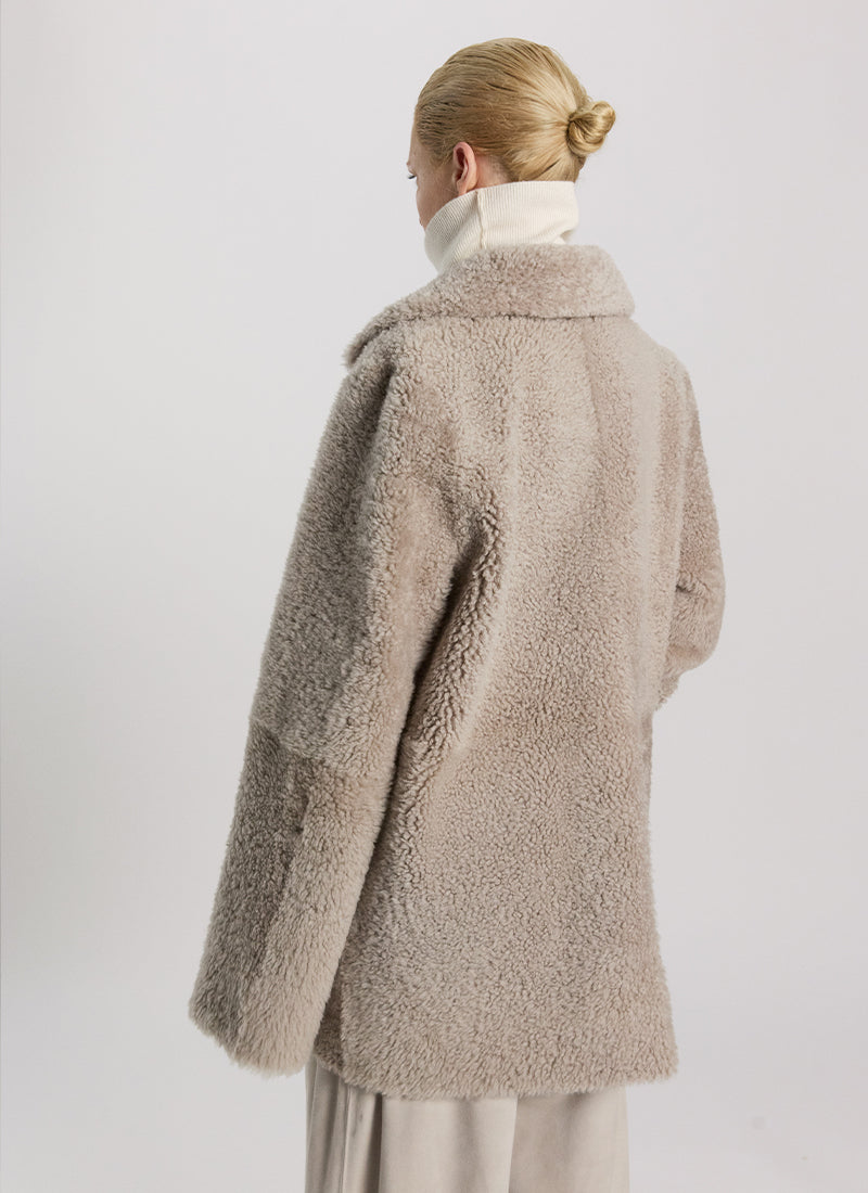 UTZON Shearling Double Pocket Jacket