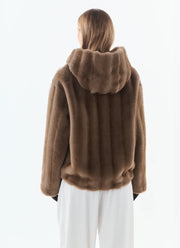 Faux Fur Hooded Jacket