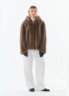 Faux Fur Hooded Jacket