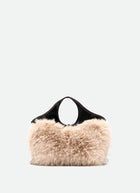 Sherling Top Handle Bag With Lion Keyring